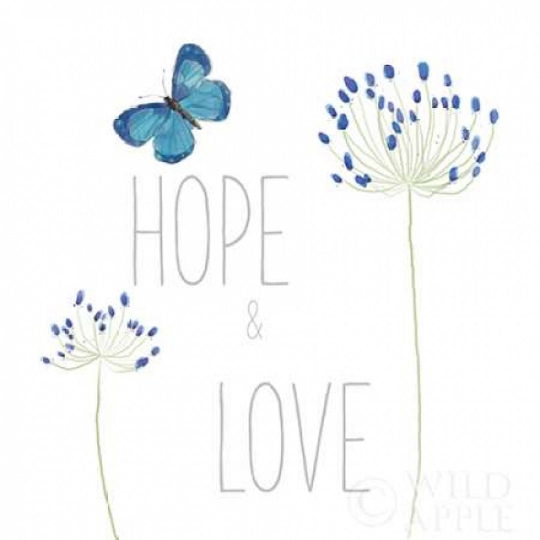 Hope and Love Canvas Art - Sarah Adams (24 x 24)