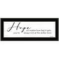 thumbnail image 1 of Hope by Lori Deiter Printed Black Framed Wall Art Wood Multi-Color, 1 of 3