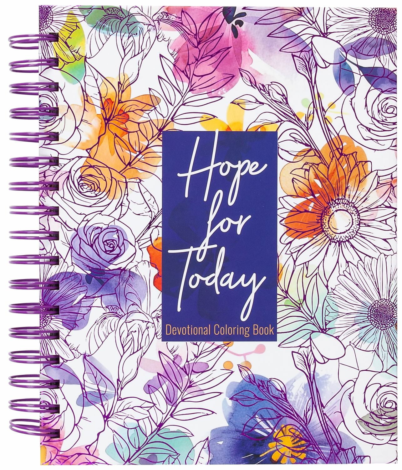 Hope for Today: Devotional Coloring Book (Spiral-Bound)