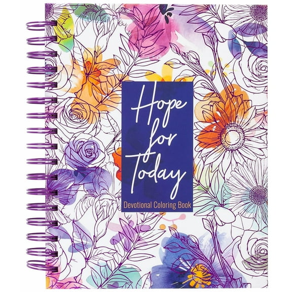 Hope for Today: Devotional Coloring Book (Spiral-Bound)