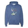 thumbnail image 1 of Hope is An Anchor For The Soul Hebrews 6:19 Inspirational/Christian Unisex Graphic Hoodie Sweatshirt, Vintage Heather Blue, Medium, 1 of 3