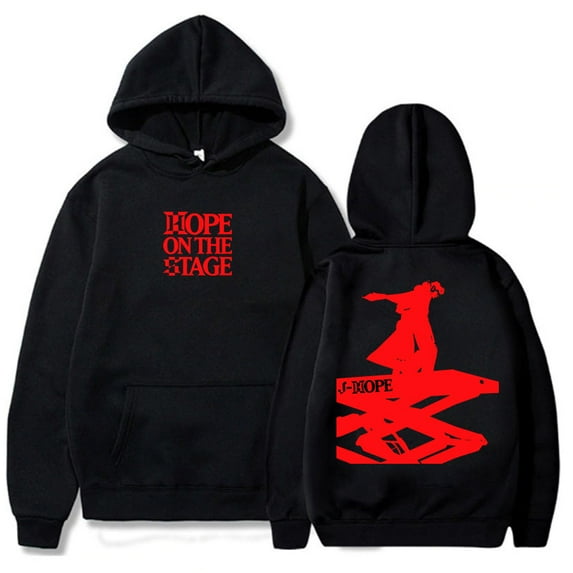 Hope on The Stage Unisex Hoodie Streetwear Hip Hop Pullover Fashionable Sweatshirt for Men and Women
