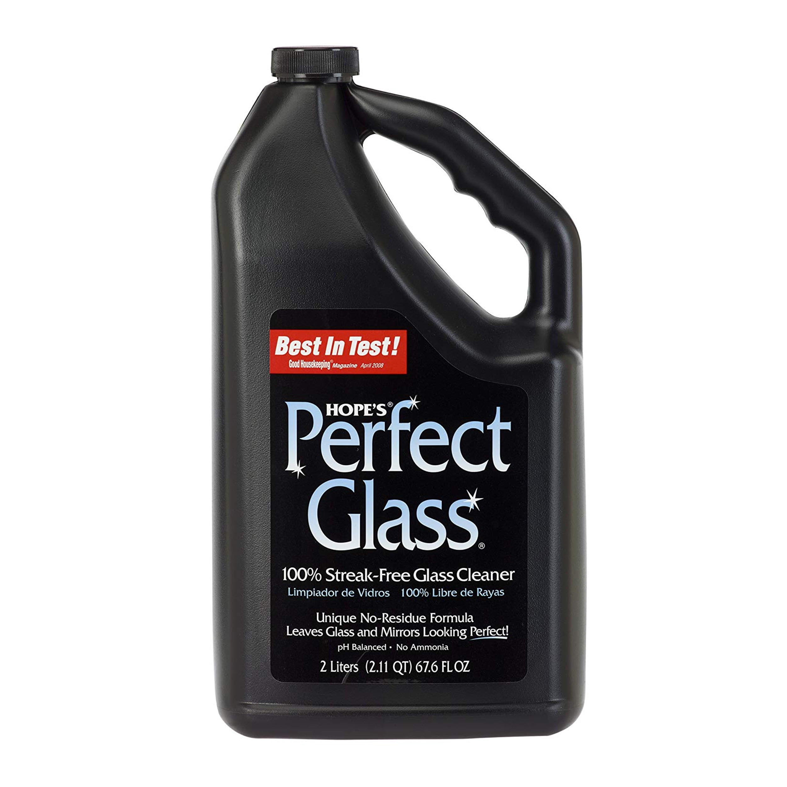 Hope's Perfect Glass Cleaner Refill, 67.6Ounce, StreakFree Glass