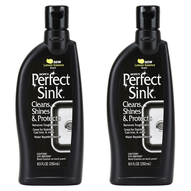 Hope's Perfect Sink Cleaner and Polish, Restorative, Water-Repellant, Removes Stains, Ideal for Brushed Stainless Steel, Cast Iron, Porcelain, Hope's Perfect Sink Cleaner and Polish, Restorative, Water-Repellant, Removes Stains, Ideal for Brushed Stainless Steel, Cast Iron, Porcelain,