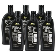 Hopes Perfect Sink Cleaner and Polish, Removes Stains on Stainless Steel, Cast Iron, Porcelain, Etc, 8.5 Fl Oz, 6 Pack