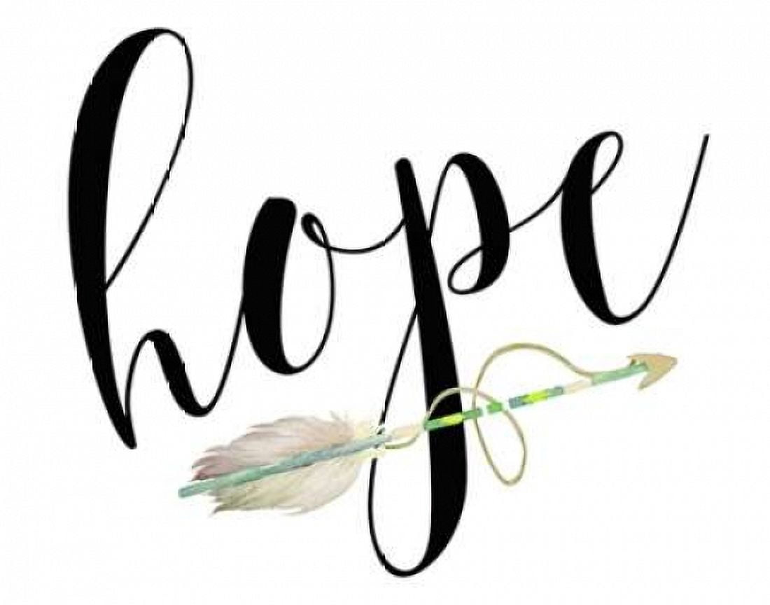 Hope with Arrow Canvas Art - Tara Moss (22 x 28)