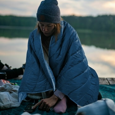 HopeHub Camping Blanket for Outdoor, 56'' x 72'' Warm Blankets for Winter, Waterproof, Sandproof, Cozy Camping Gear for Camping Traveling Picnics