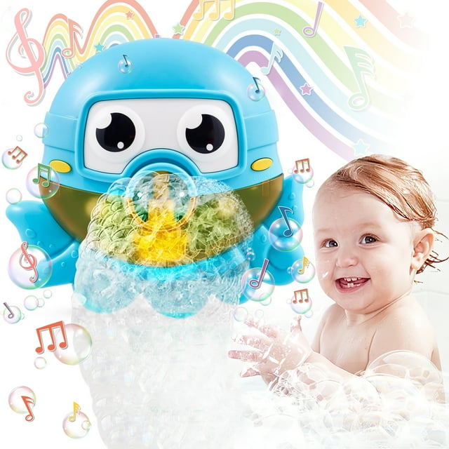 HopeRock Baby Bath Toys, Fun Fountain Water, Bubble Maker with Music