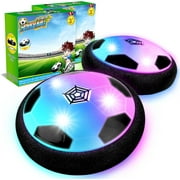 HopeRock Hover Soccer Ball Toys, with LED Lights and Foam Bumper Christmas Birthday Gifts for 3- 8 Year Old Boys Girls