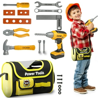 KidEwan Kids Tool Set with Electric Toy Drill, Pretend Play Construction Toy  Toddlers Tools Kit, Educational Gift for Kids Boys Girl Ages 3 4 5 6 7 8 -  Yahoo Shopping