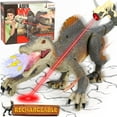 thumbnail image 1 of HopeRock Remote Control Dinosaur Toys for Boys 3-12 Year, Light Chasing Walking RC Spinosaurus Robot with Spraying and Roaring for Kids, Dinosaur Toys Birthday Gifts for Boys and Girl., 1 of 8