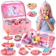 thumbnail image 1 of HopeRock Tea Party Set for Little Girls, 42PCS Unicorn Toys for Girls Ages 3 4 5 6 Years, Pink Pretend Play Toys Set for Girls Birthday Gifts., 1 of 7