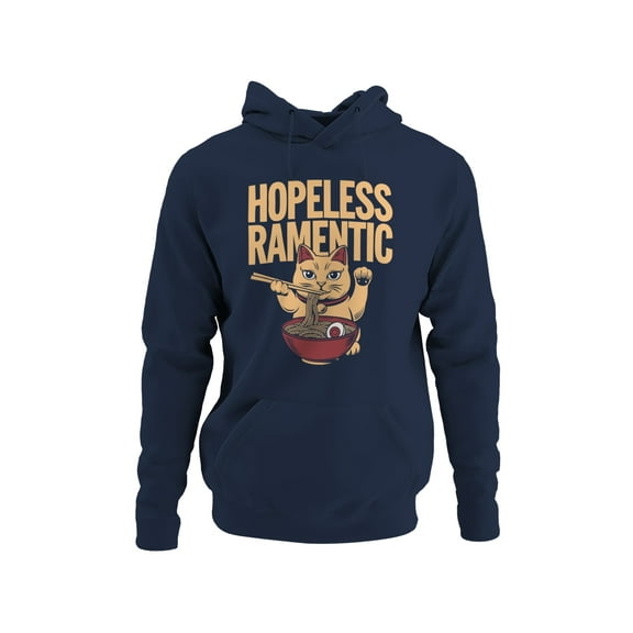 Hopeless Ramentic Cat Men's Hoodie