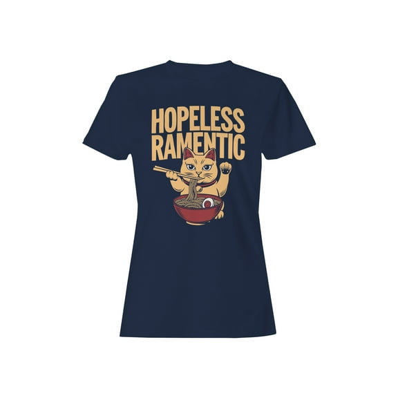 Hopeless Ramentic Cat Women's T-shirt