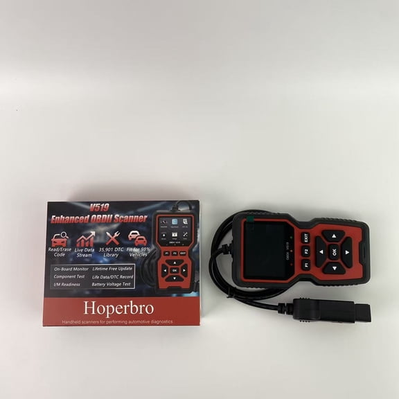 Hoperbro Handheld scanners for performing automotive diagnostics,Scanner Diagnostic Tool, Check Engine Code Reader Scanner with Reset