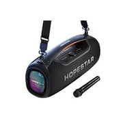 Hopestar 100W Wireless Bluetooth Speaker with Microphone & Carry Handle, Portable, Powerful Sound