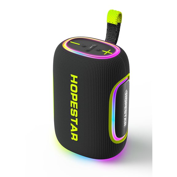 Hopestar 65W Wireless Bluetooth Speaker with RGB Lights Long-Lasting 8000mAh Battery, High-Performance Audio