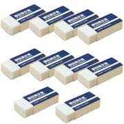 Hopet 10Pcs Soft Rubber Erasers Students Stationery School Office Correction Supplies