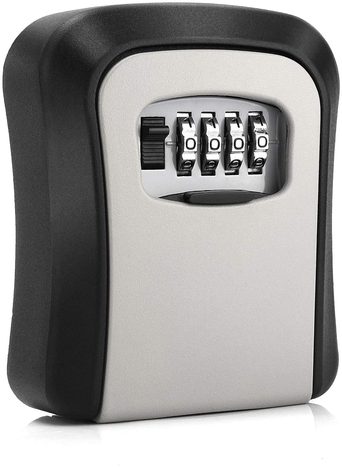 Hopet Key Lock Box, Wall Mount 4 Digits Combination Lockbox Outside