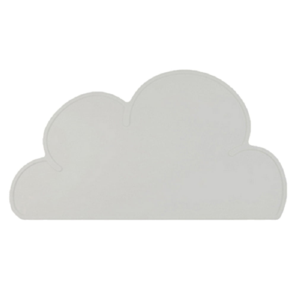 Hopet Kids Placemat Silicone Cloud Shape Placemat Non Slip Placemat