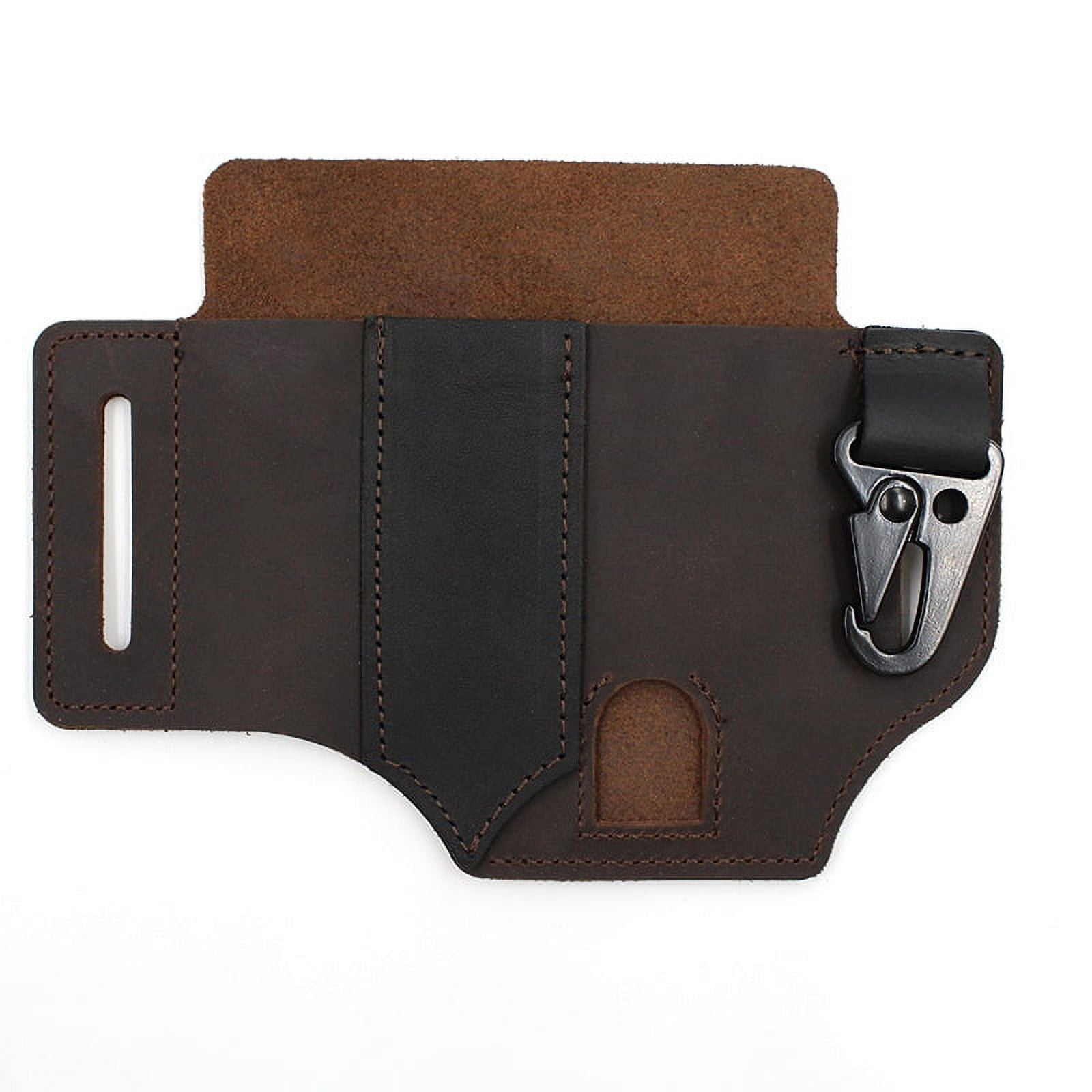 Hopet Multitool Leather Sheath Edc Pocket Organizer High Leather