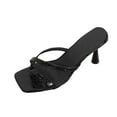thumbnail image 1 of Hopeusnice High Heels Shoes for Women Non-Slip PU Materials Summer Shoes Breathable Trendy Soft Women's High Heels Shoes Thong Sandals Block High Heel Lightweight Elegant Shoes Black 37, 1 of 7