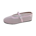 thumbnail image 1 of Hopeusnice Sandals for Women Mesh Summer And Fall Shoes Breathable Soft Closed-Toe Sandals Women's Sandals Non-Slip Flat Heel Trendy Buckle Round Toe Buckle Comfortable Walking Shoes Pink 41, 1 of 5
