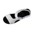 thumbnail image 1 of Hopeusnice Sandals for Women Open Toe Sandals Breathable Non-Slip Cloth Materials Summer Shoes Soft Thick-Soled Heel Women's Sandals Trendy Outdoor Shoes White 39, 1 of 4