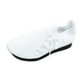 thumbnail image 1 of Hopeusnice Women's Sandals Non-Slip Breathable Nylon Spandex Materials Summer And Fall Shoes Pumps Shoes Trendy Flat Heel Soft Arch Support Shoes White 37, 1 of 6