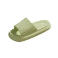 thumbnail image 1 of Hopeusnice Women's Slippers Non-Slip Breathable Eva Materials Summer Shoes Open Toe Thick-Soled Heel Soft Trendy Flexible Walking Shoes Green 36, 1 of 4