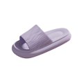 thumbnail image 1 of Hopeusnice Women's Slippers Non-Slip Breathable Eva Materials Summer Shoes Open Toe Thick-Soled Heel Soft Trendy Flexible Walking Shoes Purple 40, 1 of 4