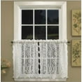 thumbnail image 1 of Hopewell Lace White 24" kitchen curtain Tier, 1 of 3