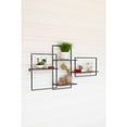 thumbnail image 1 of Hopewell Multi Level Wood And Metal Wall Shelf, 1 of 2