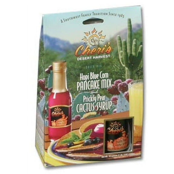 Hopi Blue Corn Pancake & Prickly Pear Syrup