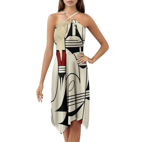 Hopi Pottery Dress Elegant Party Dresses Evening Dresses Women Dress Long Dresses Sleeveless Dress Ladies Dresses