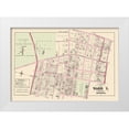 thumbnail image 1 of Hopkins 18x14 White Modern Wood Framed Museum Art Print Titled - Providence, Ward 2 Rhode Island Landowner, 1 of 4
