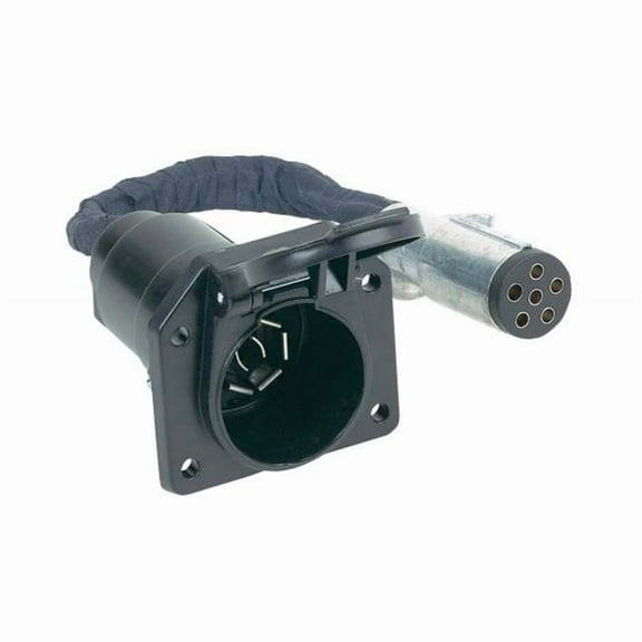 Hopkins 47435B 6 Round to 7 Blade Adapter Plug