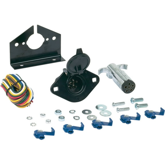 Hopkins 6-Pole Round Connector Kit