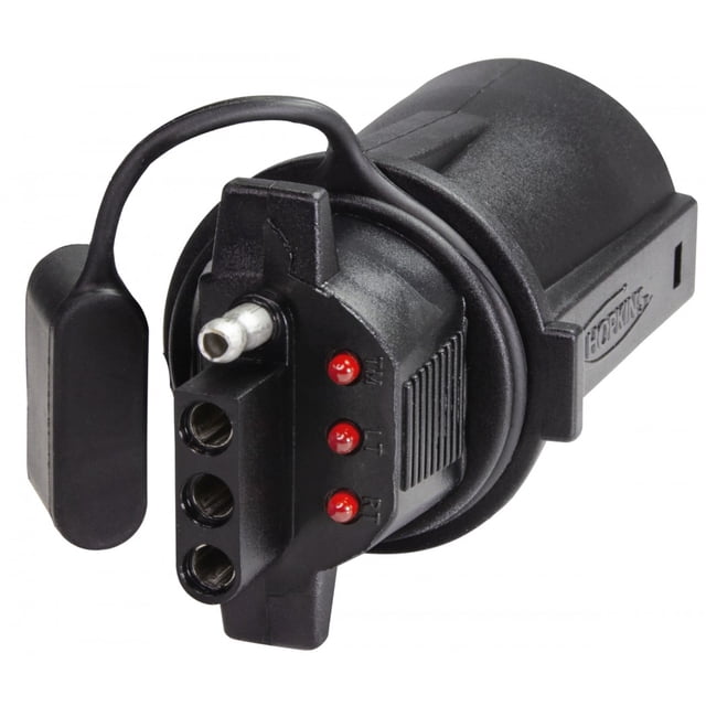 Led Towing Adaptor Module Hopkins Towing Solutions 7 Blade to 4 Flat Adapter with LED, 47345 ...