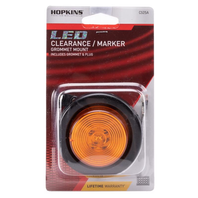 Hopkins 8098334 Amber Round Clearance & Side Marker LED