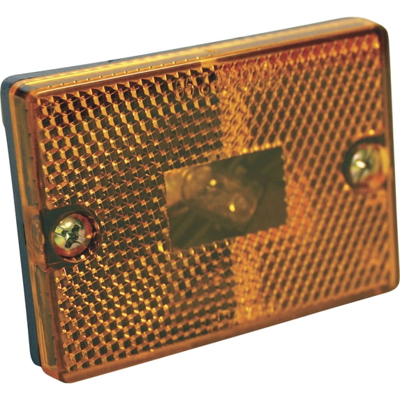 Blazer International B423A Rectangular Clearance/Side Marker Light with Reflex, Amber