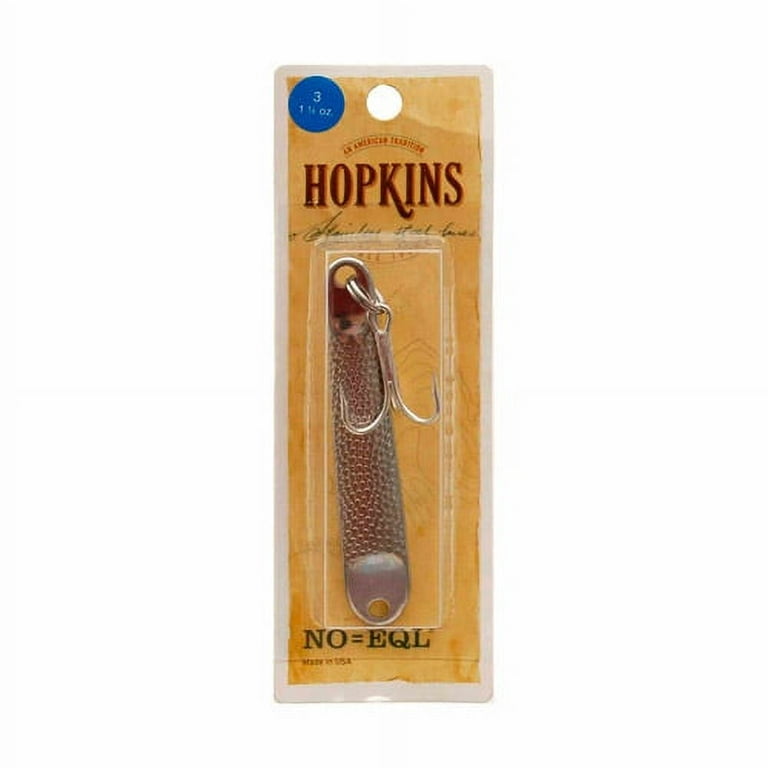 Hopkins Lures NO=EQL Spoon, Treble Hook, 1-1/4 oz
