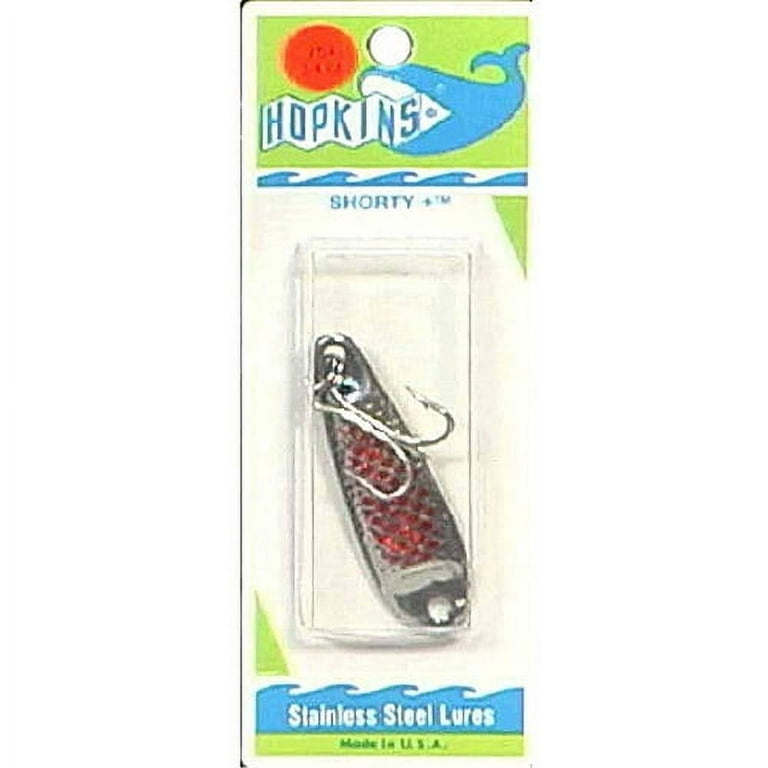 Hopkins Lures Shorty Holographic Spoon - 3/4 oz, Red Yellow