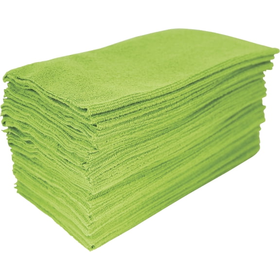 Hopkins Microfiber Multi-Purpose Detailing Cloths 50-Count Green 12 1/2inx6 1/2inx6 1/2in