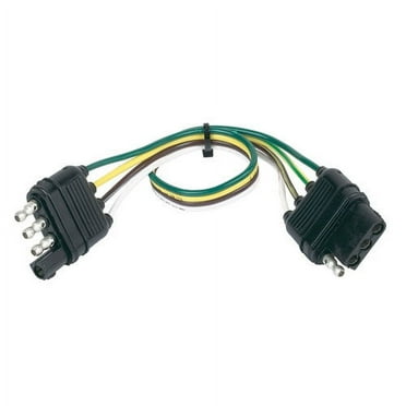 Hopkins Towing Solutions 4 Flat to 4 Flat Connector Extension - 18 inch, 48185