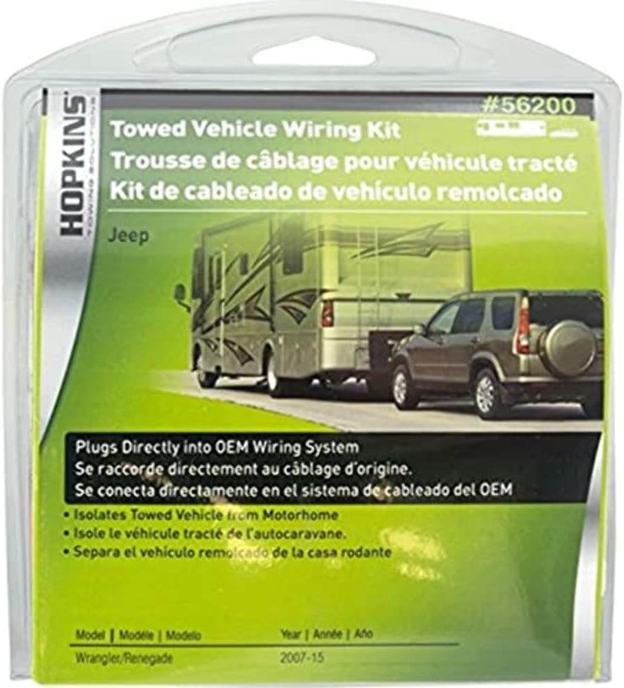 Hopkins Towing Solutions 56200 PlugIn Simple Towed Vehicle Wiring Kit