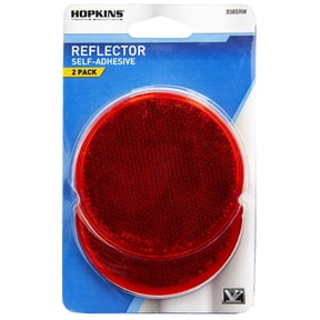 Hopkins Towing Solutions B38SRW 2 Pack Round Stick-on Reflector, Red