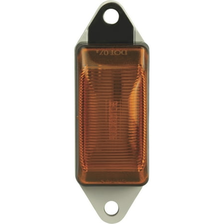 Hopkins Towing Solutions LED 3 3/16in. Rectangular Clearance and Side Marker, Amber, Model# CW1586A