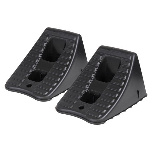 Hopkins Towing Solutions RhinoGear Heavy Duty Wheel Chocks, Black, Resin, 11930, 2 Pieces