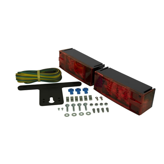 Hopkins Towing Solutions Submersible LED Low-Profile Trailer Light Kit, C7280, Over & Under 80" Wide